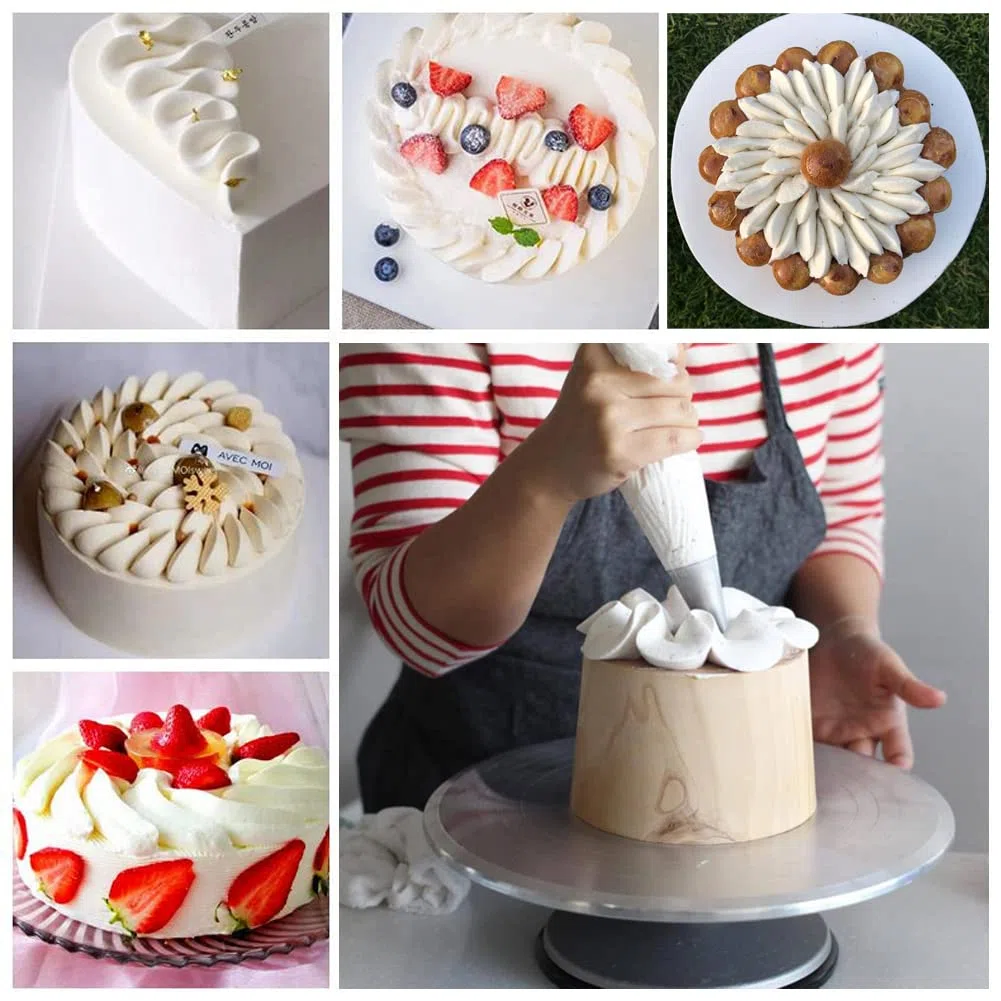 St. Honore - Ugelli per tubazioni a forma di V, 4 pezzi, per decorare torte, cupcake, torte e biscotti
