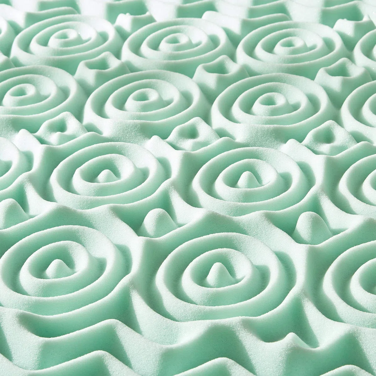 Mellow Best Price - Coprimaterasso per letto doppio, 3,8 cm, 5 zone, in memory foam, infuso di aloe, per letto matrimoniale