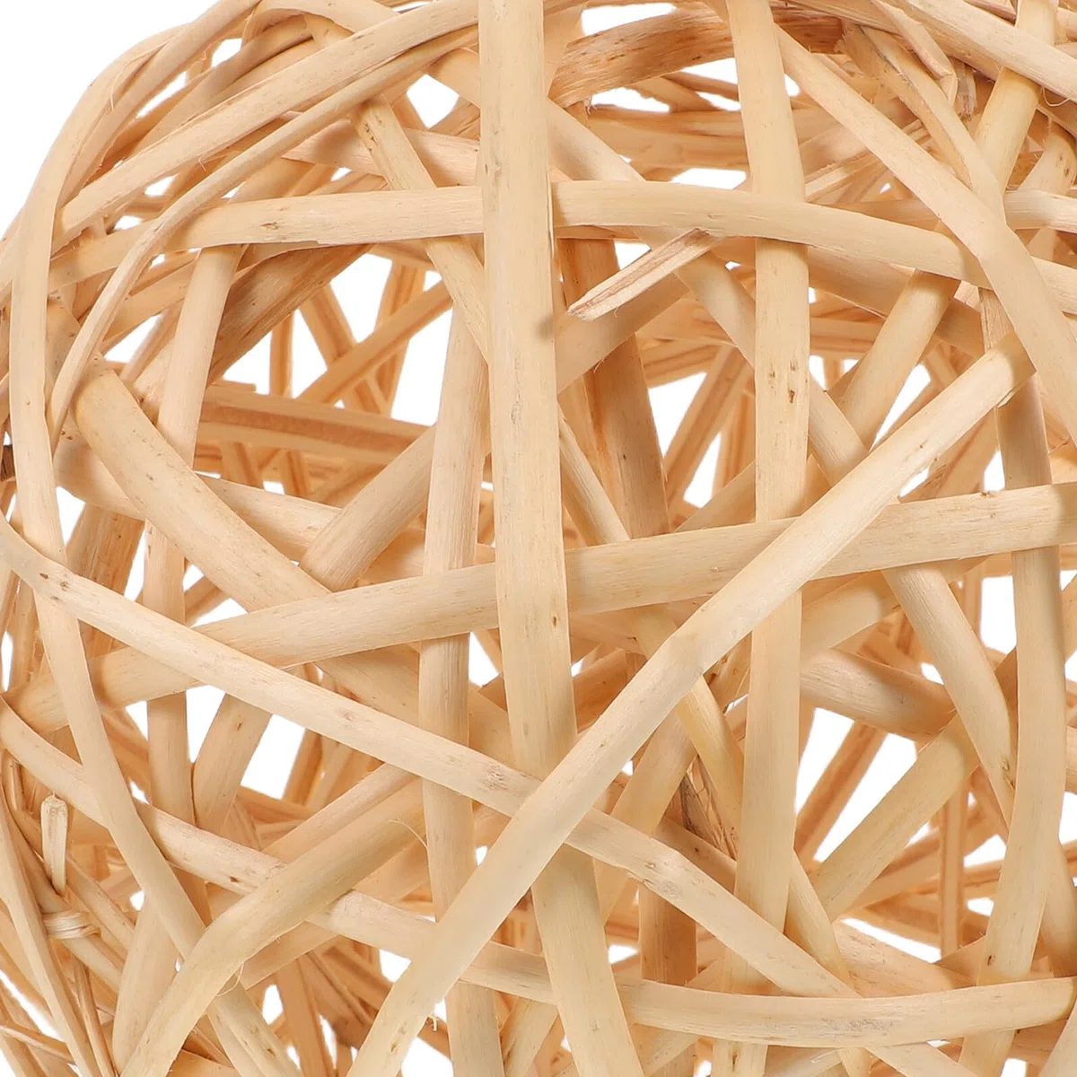 Palline di Rattan Decorative da 20 Cm, Sfera Intrecciata a Mano Facile da Appendere, Decorazione Boho Naturale per Soggiorno e Ambienti Quotidiani