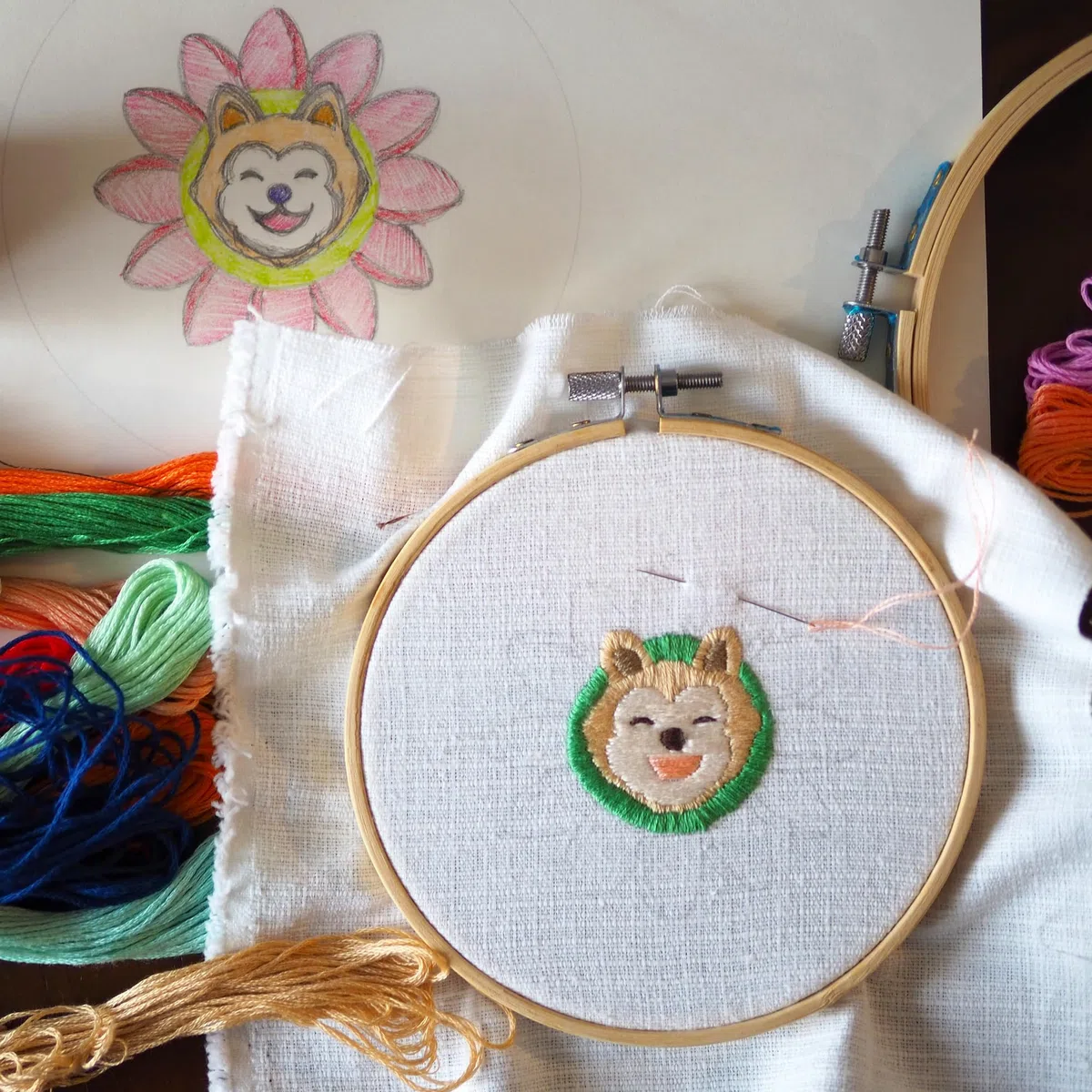 10 Pezzi Telaio da Ricamo, 20 cm Cerchi da Ricamo Rotondi, Regolabile Telai in Legno bambù Ricamo Cucito per Cucito a Mano Decorazione e Progetti Fai da Te