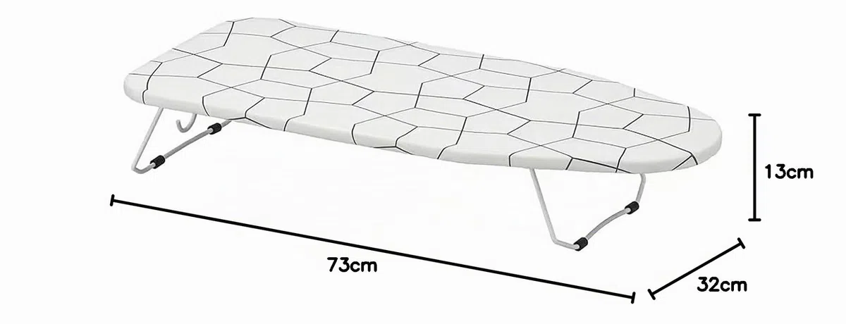 Ikea Jäll ASSE da Stiro, Cotone, Bianco, 74x32x3 cm