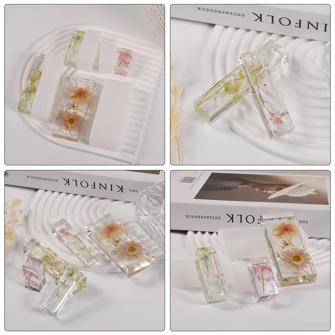11 pz Stampi Resina Epossidica Cubica Rettangolari Quadrato Stampi Quadrata Stampi Cubo Rectangular Ornament, Stampi Candela Fai Da Te Decorazione