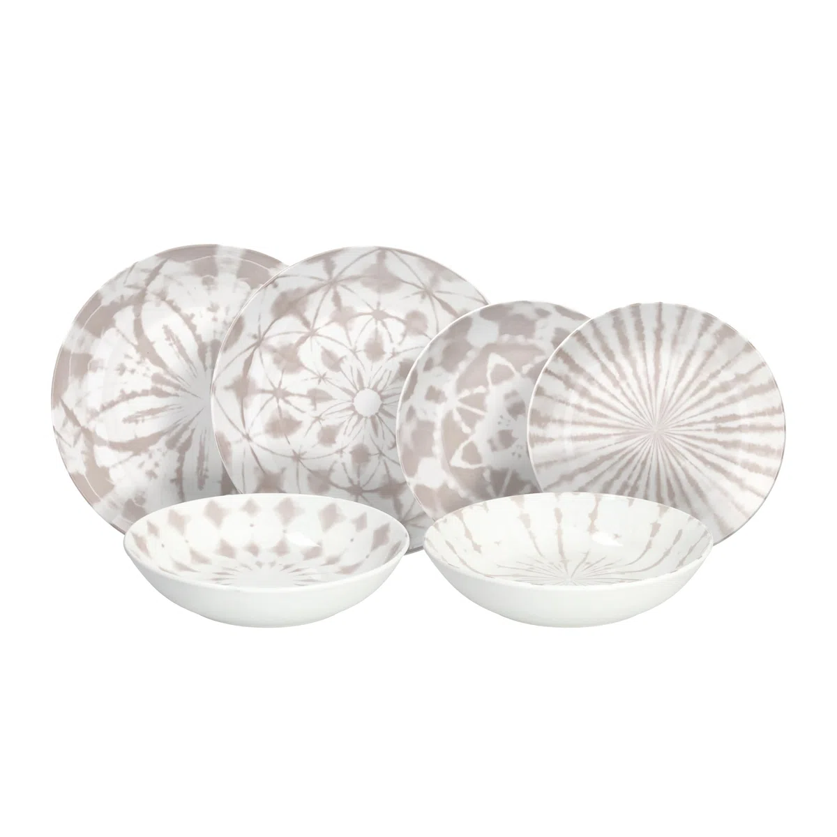 Tognana Mallorca, Servizio piatti 18 pezzi per 6 persone, porcellana, beige