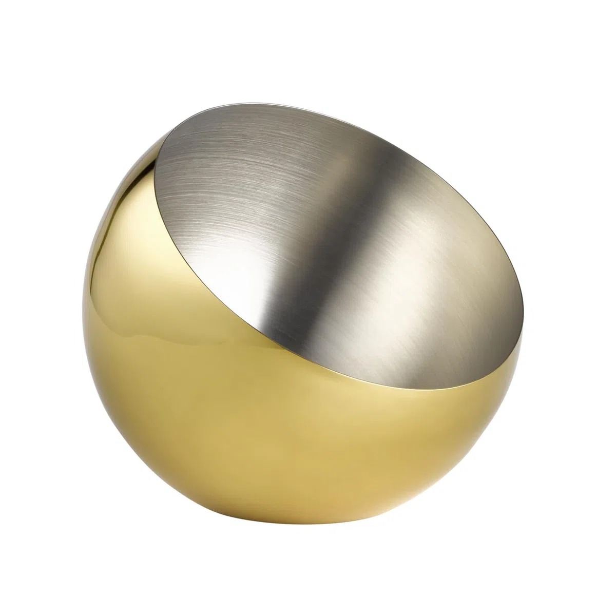 APS 40775 Ciotola SPHERE, Ø 24 cm, altezza 21 cm, 2 litri, acciaio inossidabile, aspetto oro