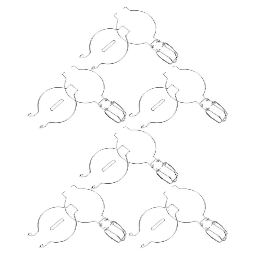BESTonZON 6 Pezzi di Morsetto per Filo per Barattoli A Bocca Larga Morsetto per Filo per Barattoli di per Conserve Fibbia Sigillata per di per Conserve Chiusure di