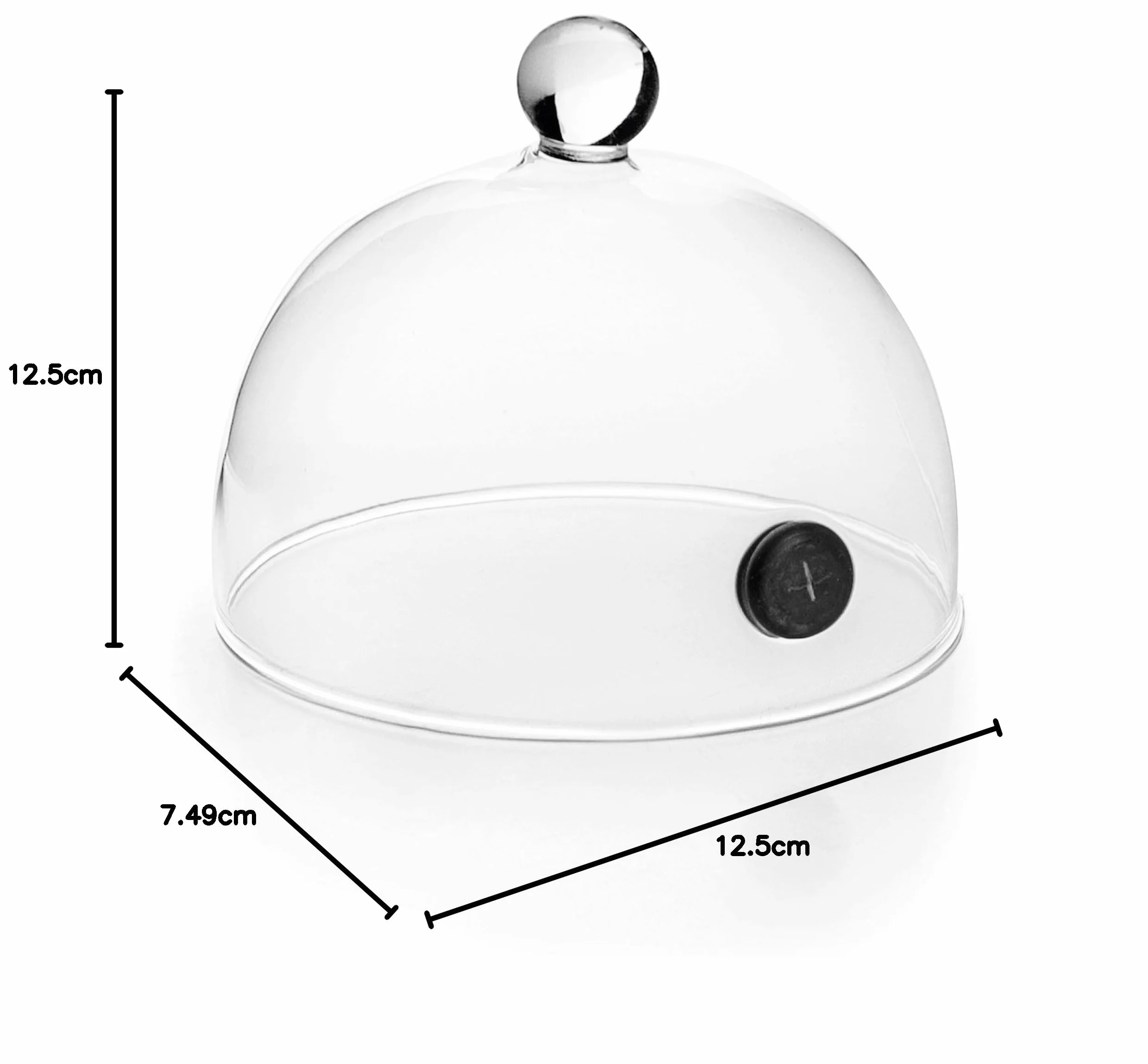 Campana per la protezione di alimenti Magic, ⌀12,5 x 7,5 cm