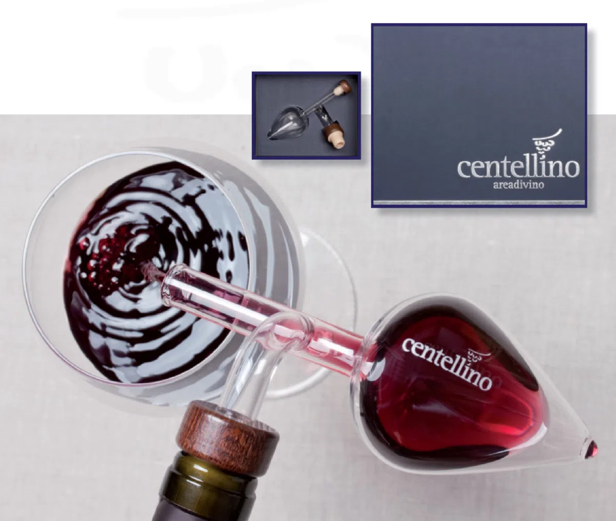 Areadivino Vino aeratore e Decanter per Vino 125 ml