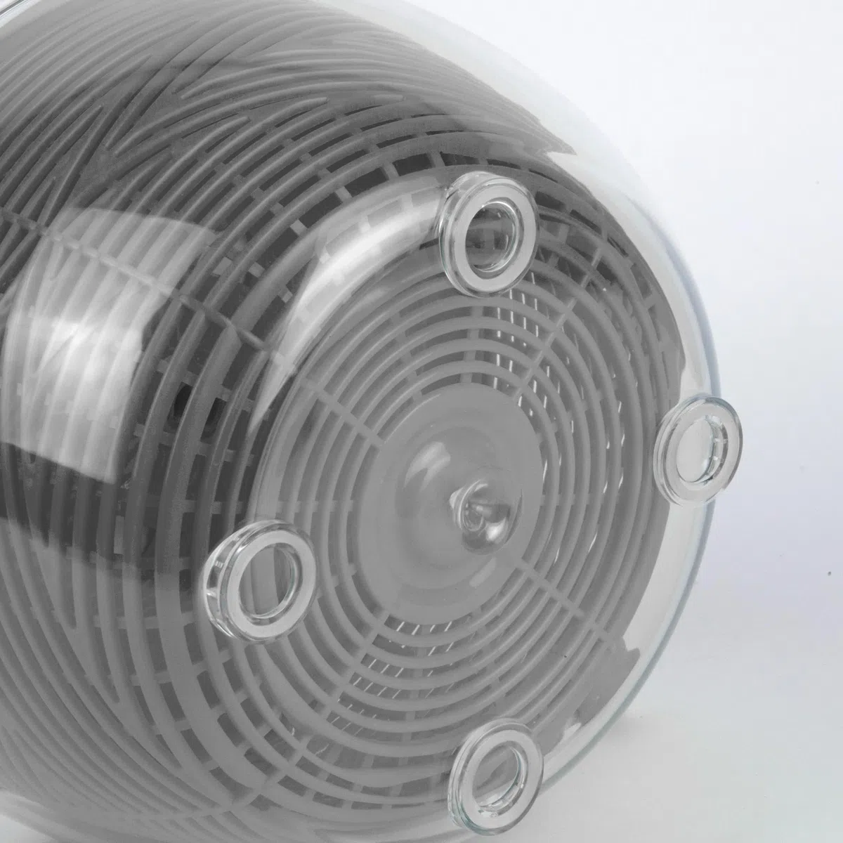 Macchina centrifuga Insalata Manuale Pratica Grigio