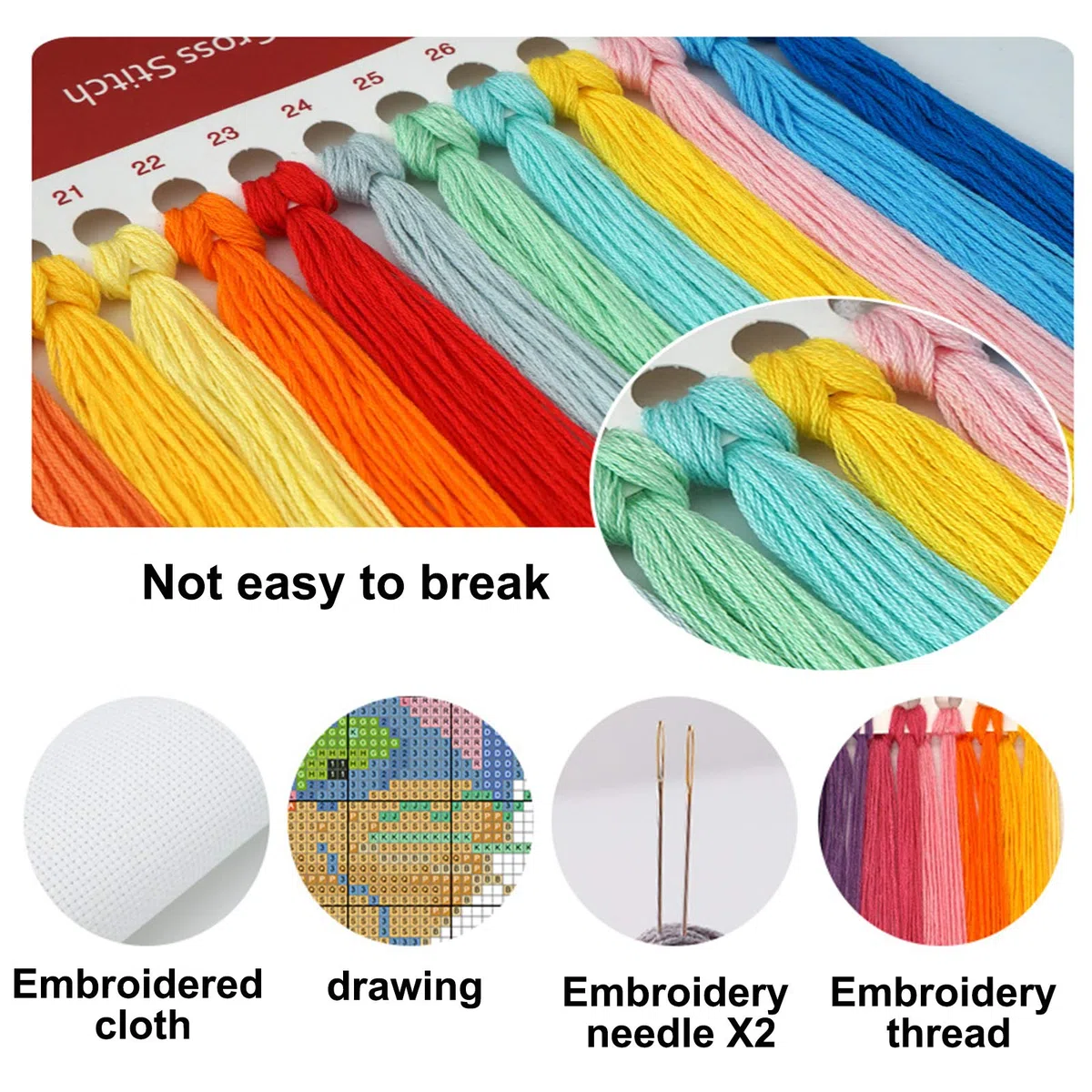 cukol cukol Kit Punto Croce da Ricamare Prestampato Completo, 11CT 40x40 cm | Quadro Paesaggi sul Mare, Schemi Facili Principianti, Set Ricamo ha Aspetto Raffinato per Decorazioni Parete, Hobby Creativi