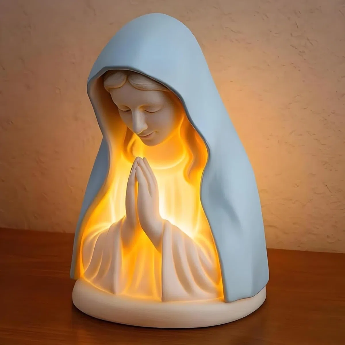 Generico Notturno Madonna | Statua Luminosa della Sacra Vergine Maria - Accessorio Casa per Camera Notturna Angolo Preghiera Cucina Soggiorno
