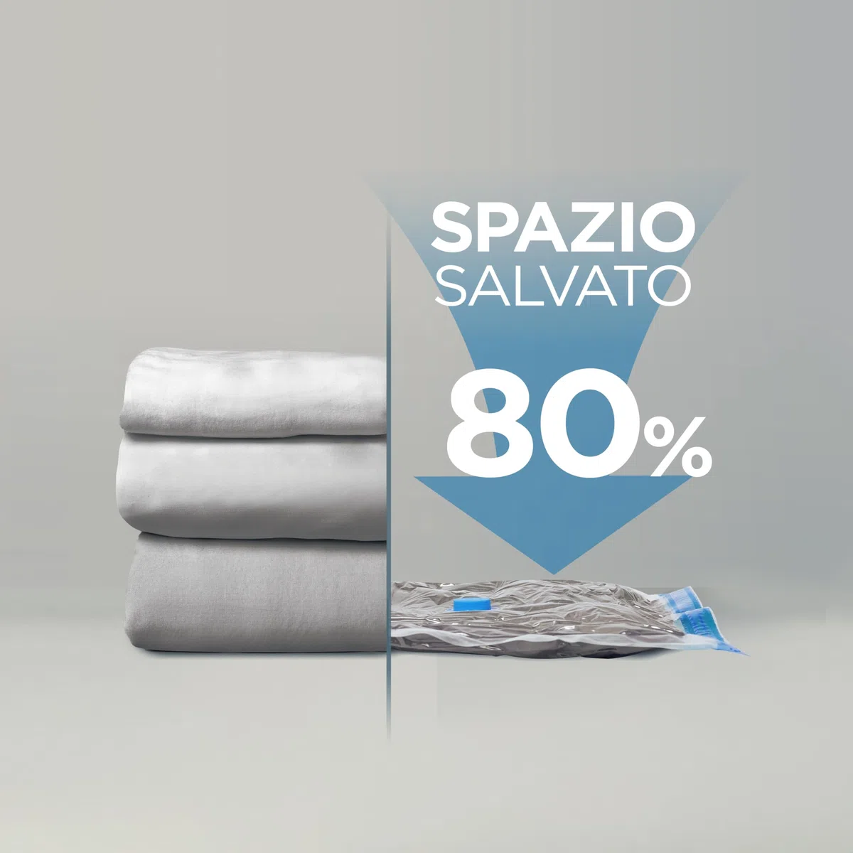 Sacchetti Sottovuoto Vestiti con Pompa Manuale, Buste Salvaspazio per Valigia, Zaino e Armadio, Sacchi Compressione Piumoni, Coperte e Abiti, Riutilizzabili e Resistenti
