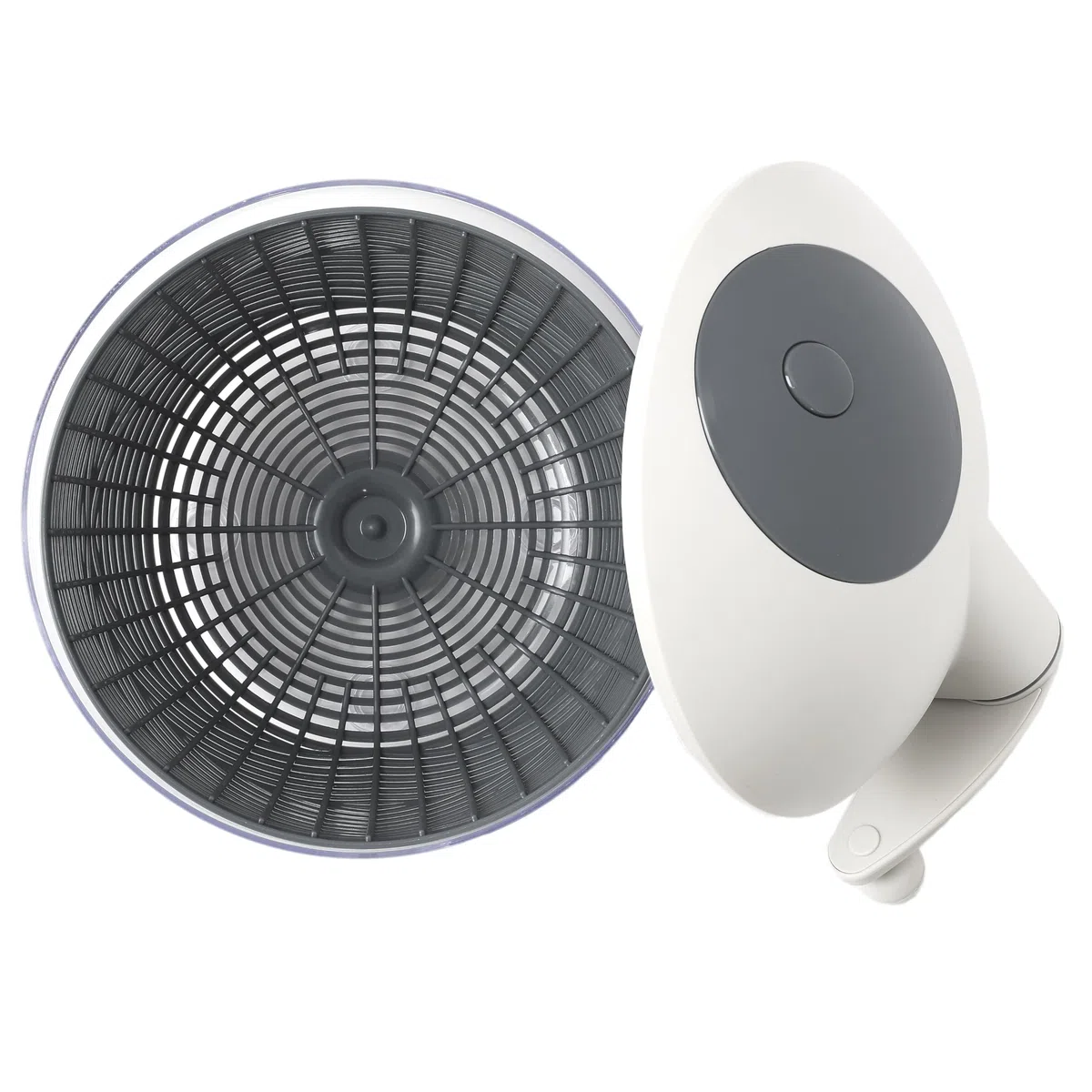 Macchina centrifuga Insalata Manuale Pratica Grigio