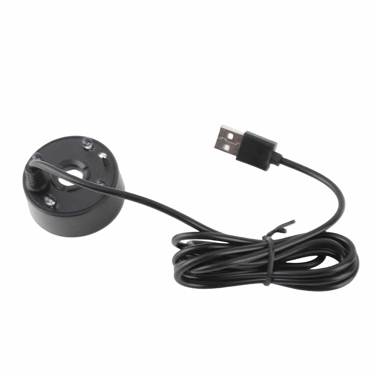 Fockety Nebulizzatore, nebulizzatore ad ultrasuoni a 4 LED, nebulizzatore USB per Fontana d'Acqua e laghetto, nebulizzatore, umidificatore d'Aria per Giochi d'Acqua, Halloween, Natale