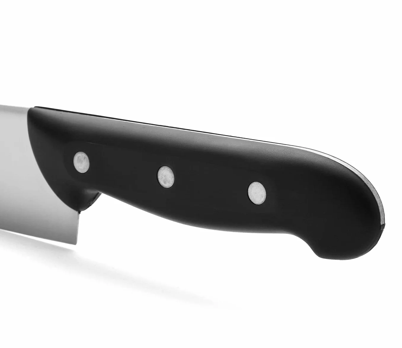 Arcos Coltello Chef Acciaio Inossidabile 220 mm Lama Professionale Multiuso Cucina Manico Ergonomico POM Nero Serie Maitre