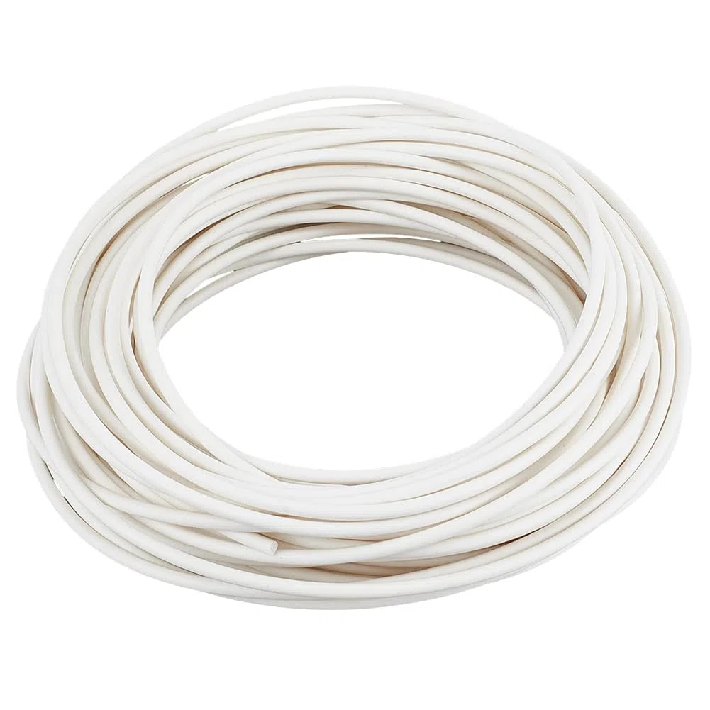 BENECREAT Tubo In PVC Da 20 m, Cordino di Plastica Bianco per Tappezzeria per Divano, Sedia, Runner Da Tavolo, Decorazione di Materassi e Tende, 4mm