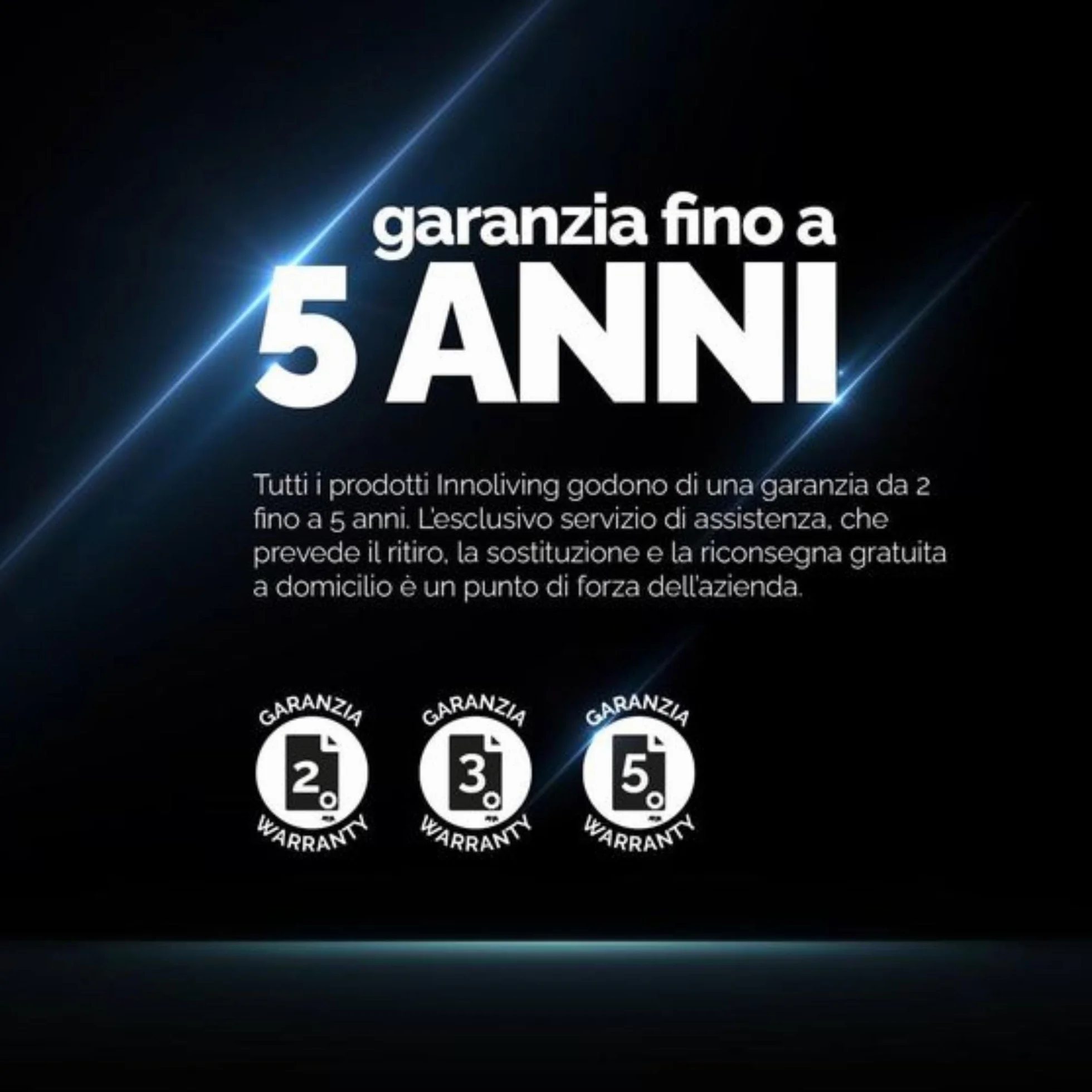 Innoliving Mescolatore Automatico INN-785 Mescolone, Miscelatore da cucina a Batteria Regolabile, Senza Fili, Facile da Pulire