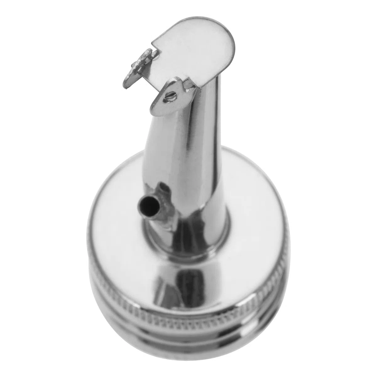 Westmark 3 versatori per liquori e olio per bottiglie con filettatura a vite, Ø 31,5 mm, con battente, con tratula, metallo/acciaio inox, inox Gastro, argento, 452522E3