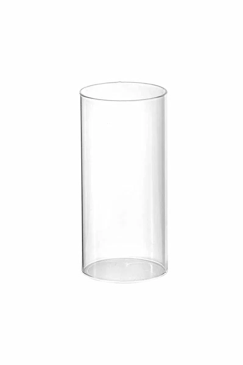 Cilindro Parafiamma per portacandele in Vetro d. 7 h. 23 cm