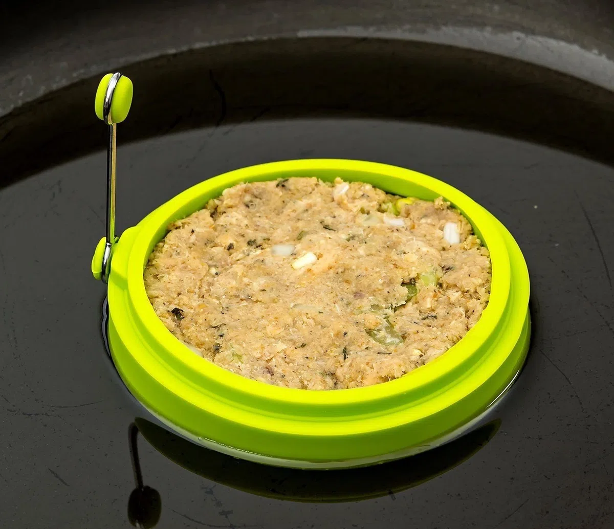 Stampo per Pancake Antiaderente,Confezione di 4 Anelli in Silicone per Uova
