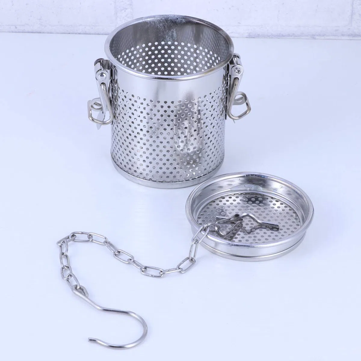 Yardwe Infusori a Sfere per tè in Acciaio Inossidabile Fine FESH Stagion Infuser Piancure per Cucina Domestica (Medio)