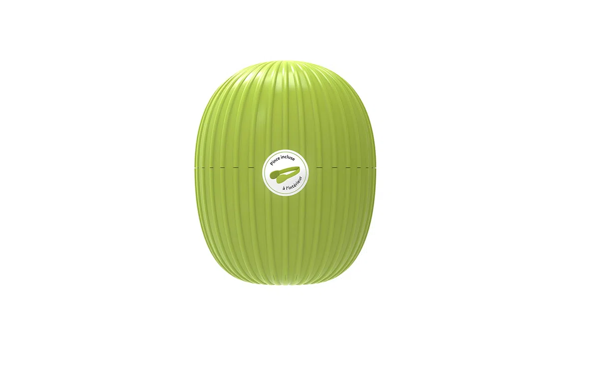 CÉCOA • Secchio per cubetti di ghiaccio Cactus • 750 ml • Doppia parete ermetica • con coperchio + pinza • Secchiello per ghiaccio Design frutta • Antipasto, cocktail, mojito, feste, serate • Compatto