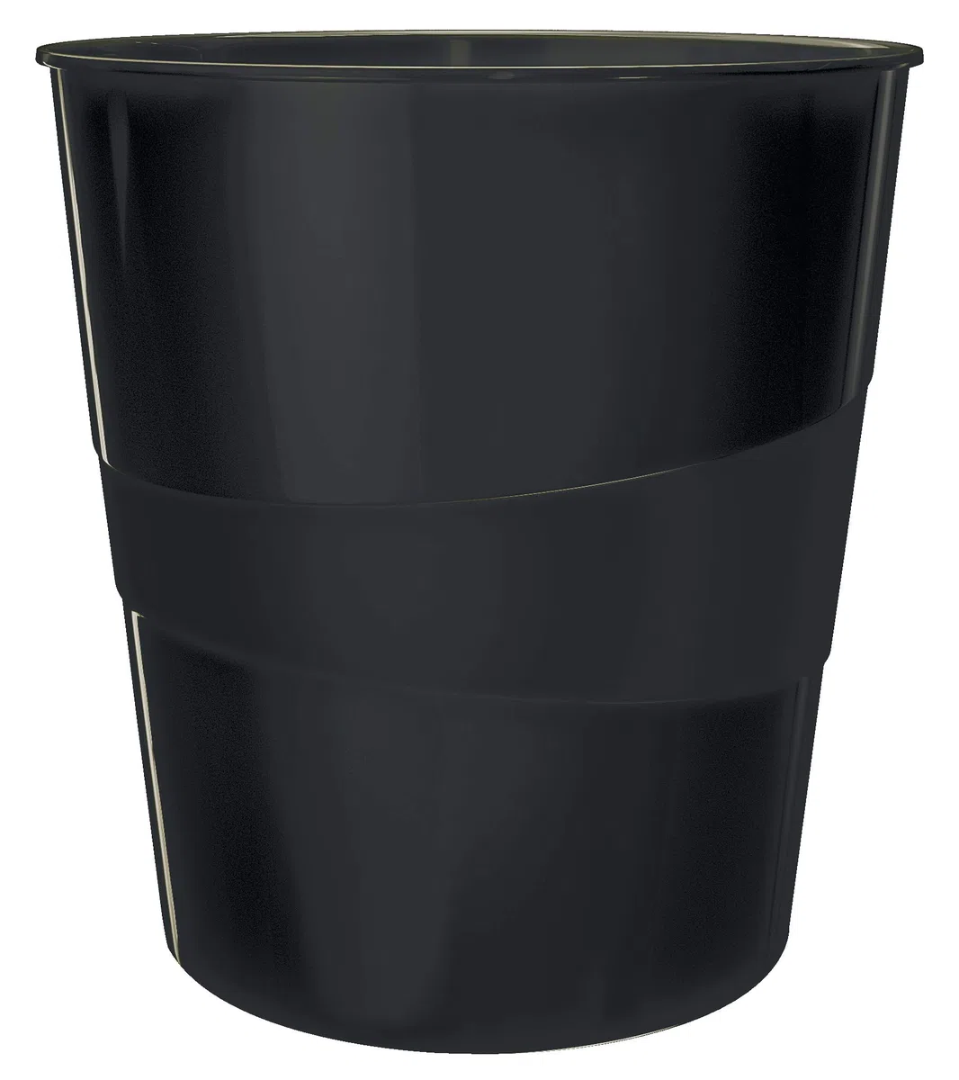 Leitz Cestino gettacarte WOW 15l, Nero, Polistirene, 15 Litri