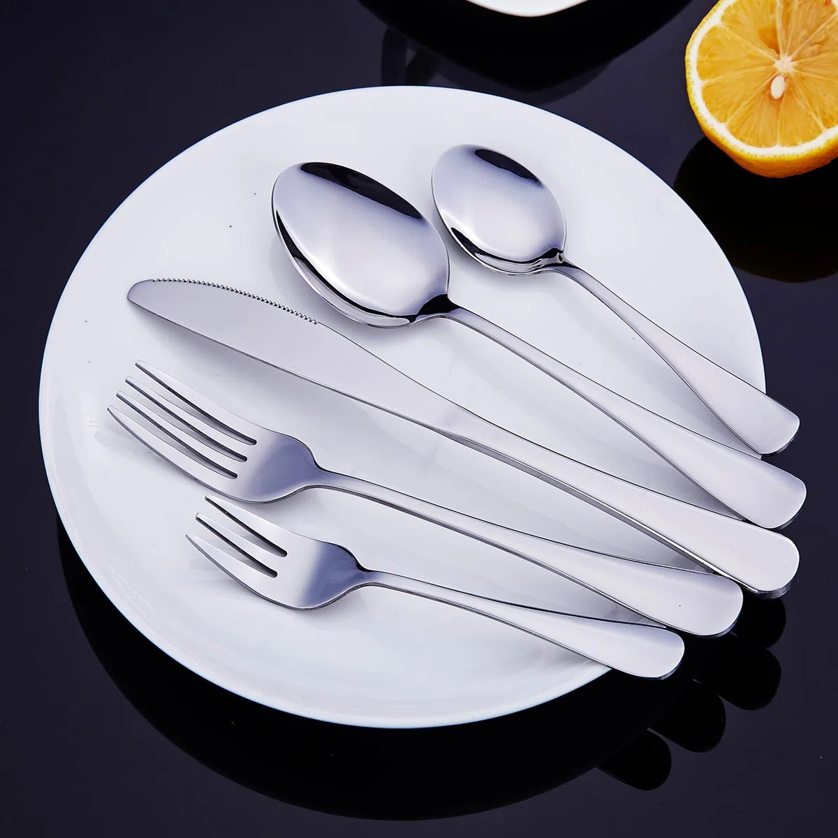 Set di 36 forchette per dolci Joeczo (14 cm / 5,5 pollici) – Forchette in acciaio inossidabile per torte/dessert, Lavabili in lavastoviglie – Per casa, cucina o ristorante
