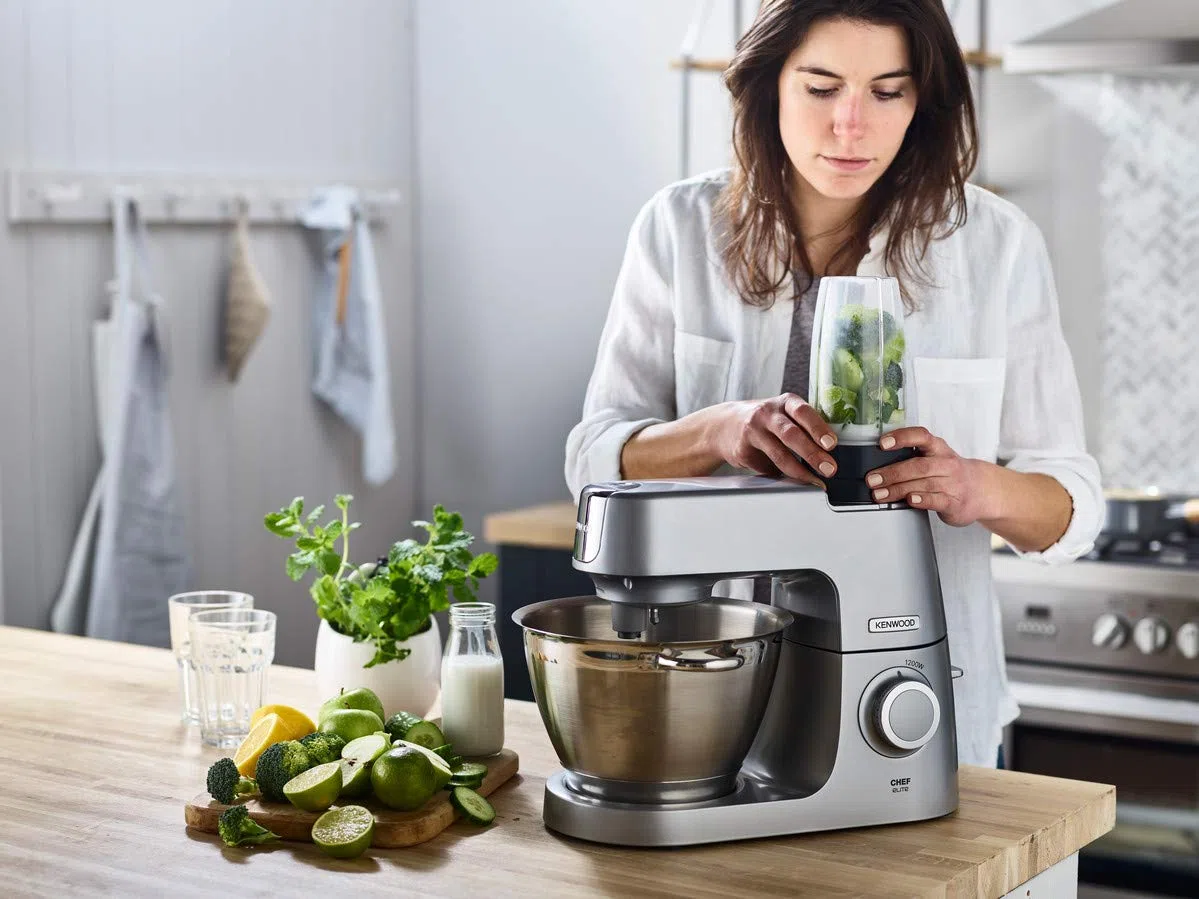 Kenwood KAH740PL Accessorio Frullatore Smoothie-to-go Blend - Xtract per impastatrici Planetarie, frullati nutrienti in modo semplice e veloce, in dotazione 2 bicchieri da 0,6L, lame in acciaio inox