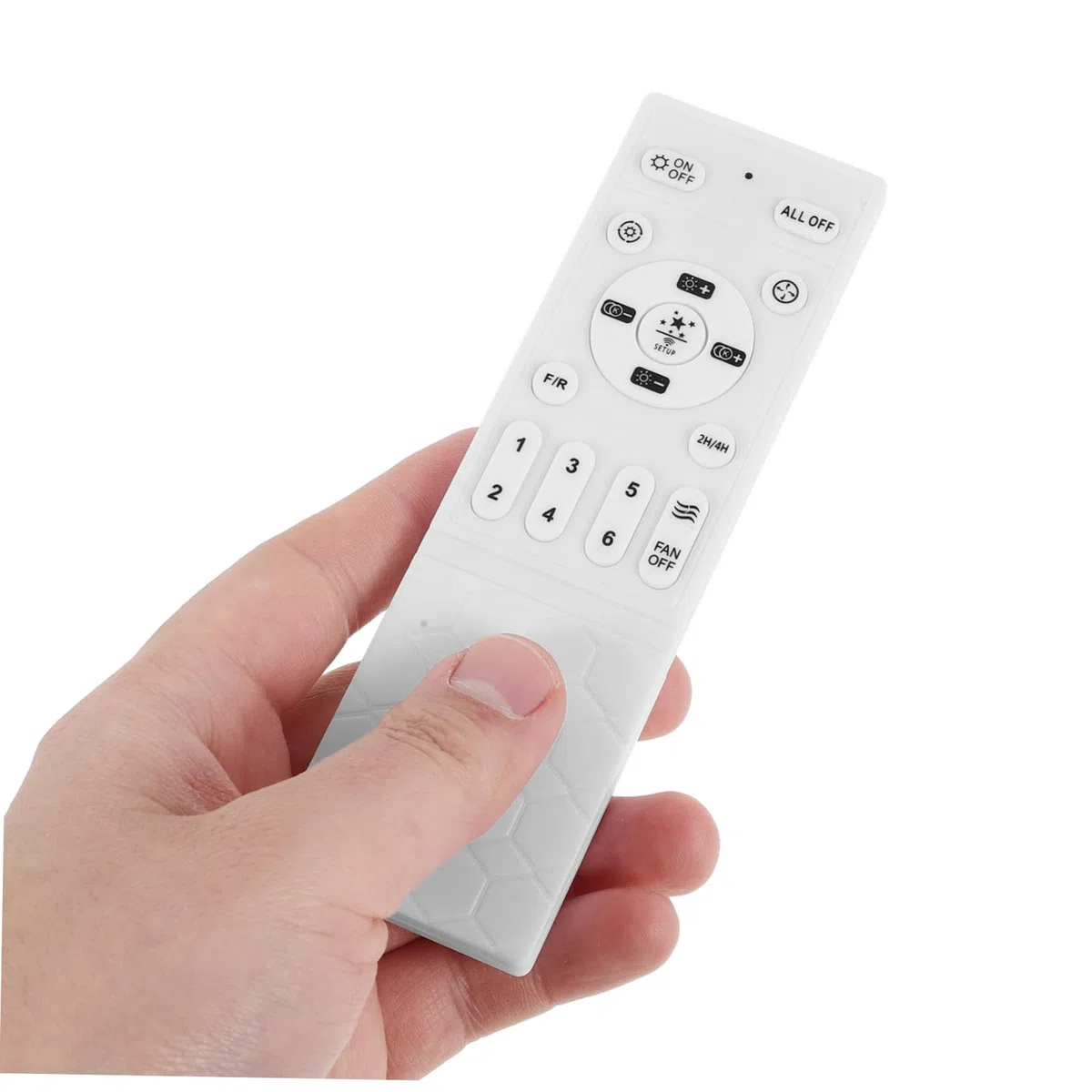 Toddmomy Telecomando Wireless Controllo della Velocità e Regolazione della Luce per Ventilatore da Soffitto Plastica Bianca, per Creare Un'ambiente in Camera da Letto