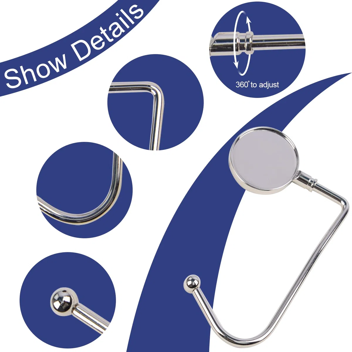 KEYIDO 4 Pezzi Ganci per Calze di Natale per Camino Appendi Calze Natalizie Argento Metallo Decorazione Supporti per Calza Antiscivolo Supporto Porta Appendi Calze Camino Decorazioni