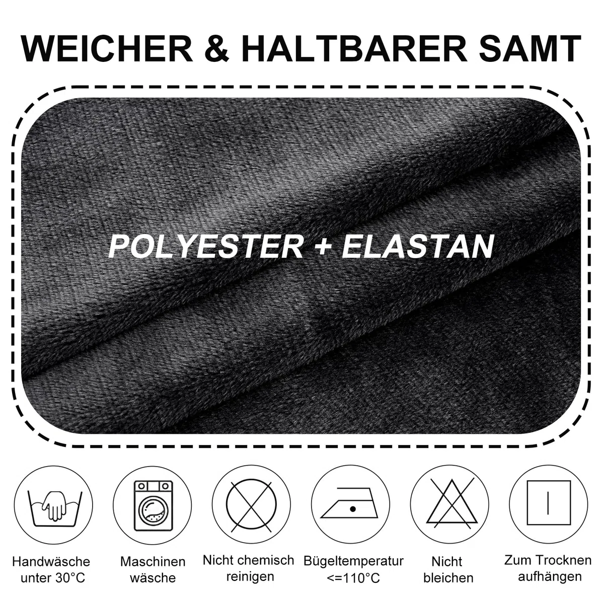 Alishomtll Coprisedia in velluto elasticizzato 1 set Coprisedia universale per poltrone Coprisedia con braccioli Rimovibile e lavabile per sedie da pranzo, cucina, sala da pranzo, banchetto
