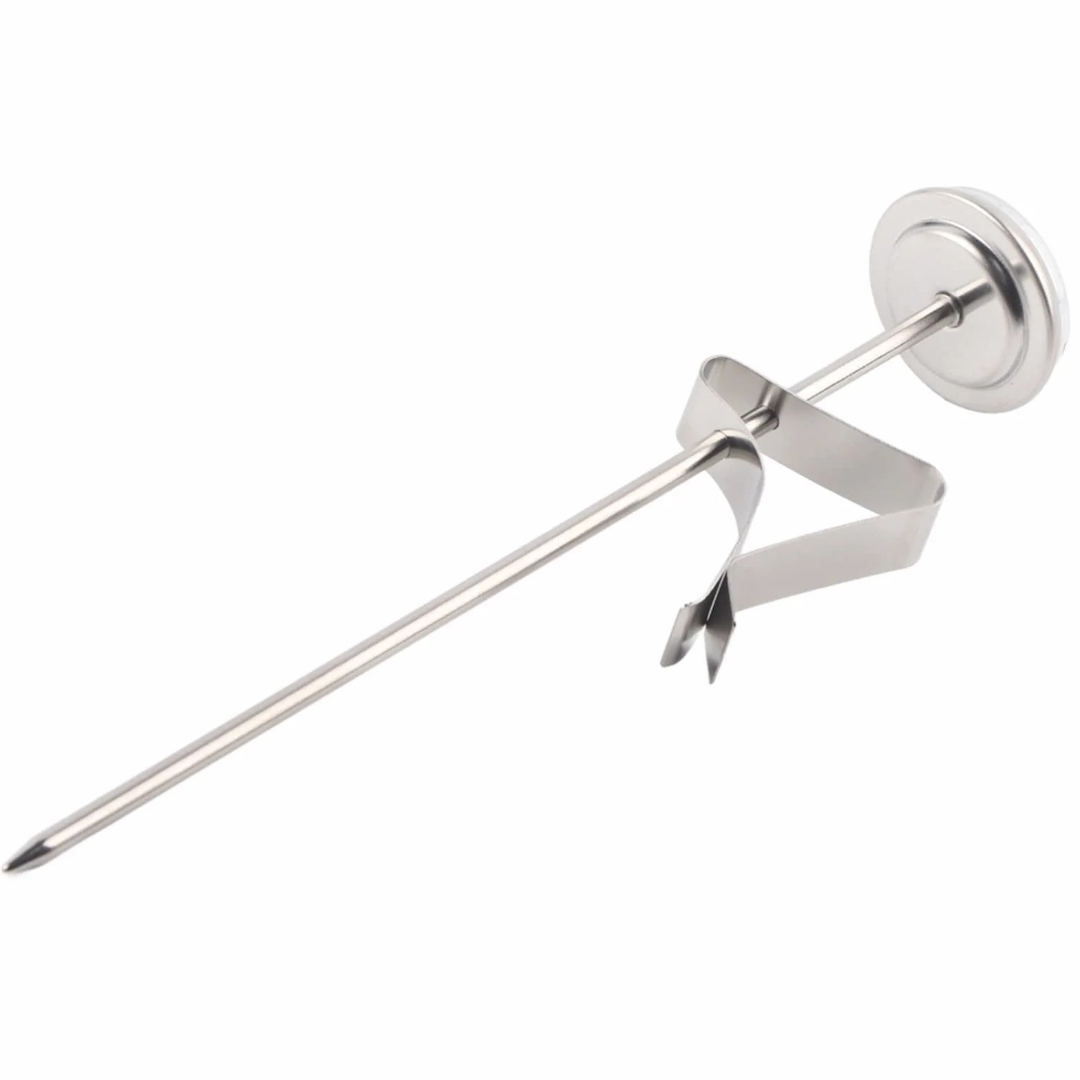 Termometro Per Latte, Termometro Per Latte Per Caffè In Acciaio Inossidabile Termometro Per Schiumare Il Latte Con Clip -10~110 ℃ Accessori Per Schiumare Il Caffè