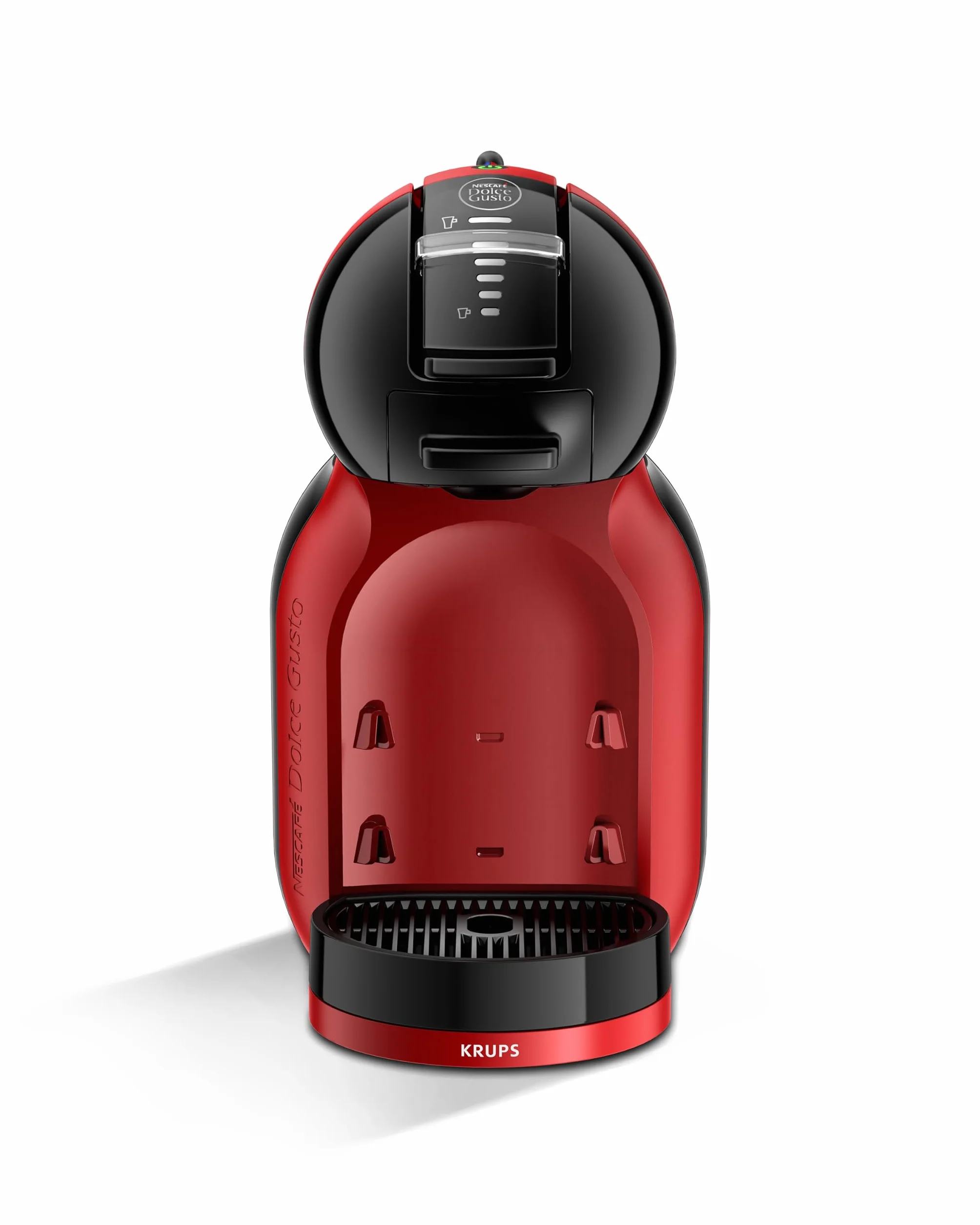 NESCAFÉ DOLCE GUSTO Krups KP123H Mini Me Macchina da caffè | 15 Bar | Compatta | Macchina da caffè ad alta pressione | oltre 30 creazioni di caffè | Dimensioni a scelta | Nero/Cherry Red