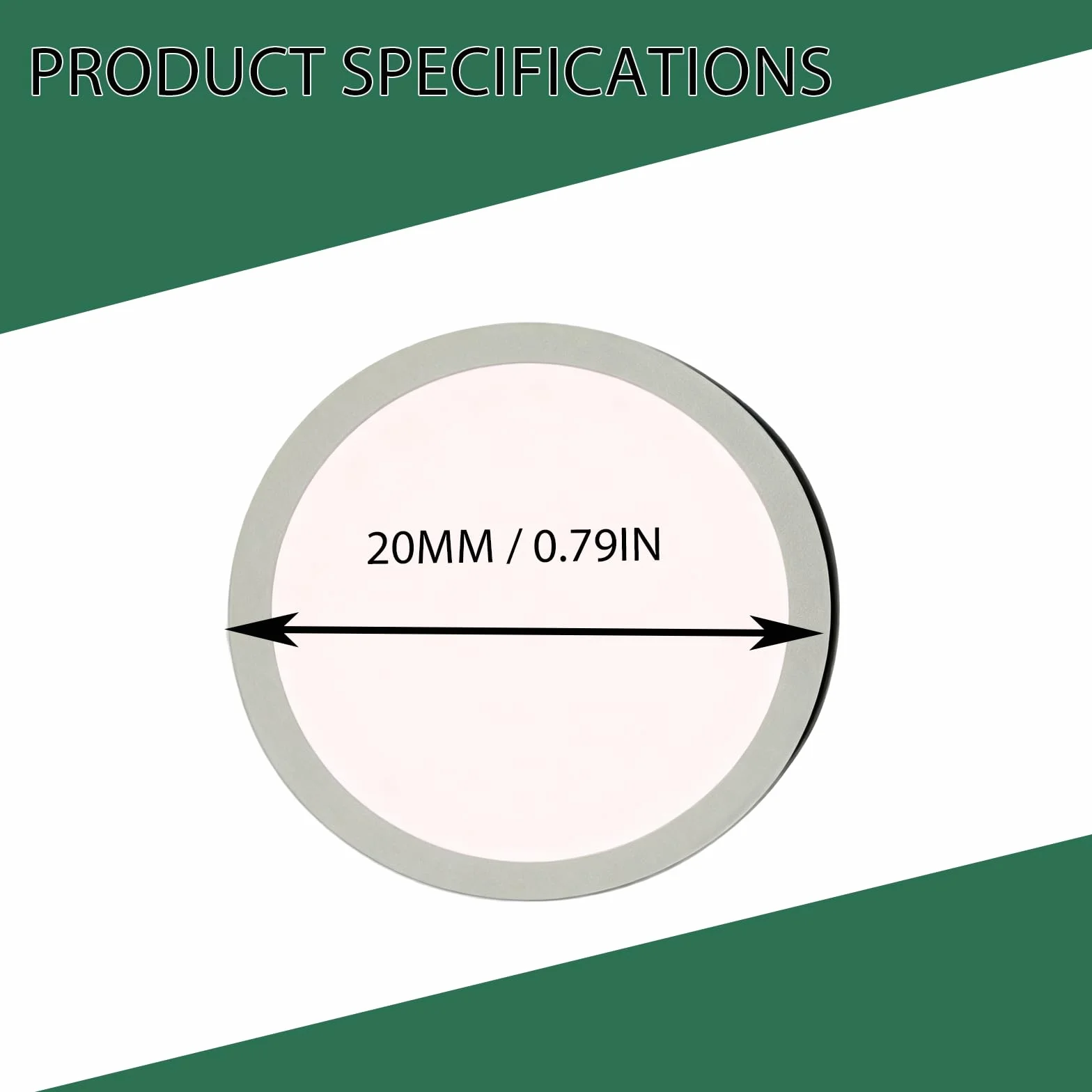 Dischi in Ceramica 20mm per Nebulizzatore Ultrasuoni 1,7 MHz Impermeabile Kit Ricambio