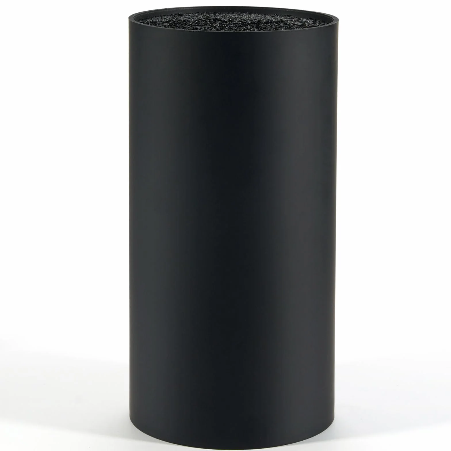 Ceppo per Coltelli Nero con Lamelle Flessibili - Porta Coltelli da Cucina con Cassetto Portacoltelli - Ceppo Portacoltelli senza Coltello - Moderno Portacoltelli Universale
