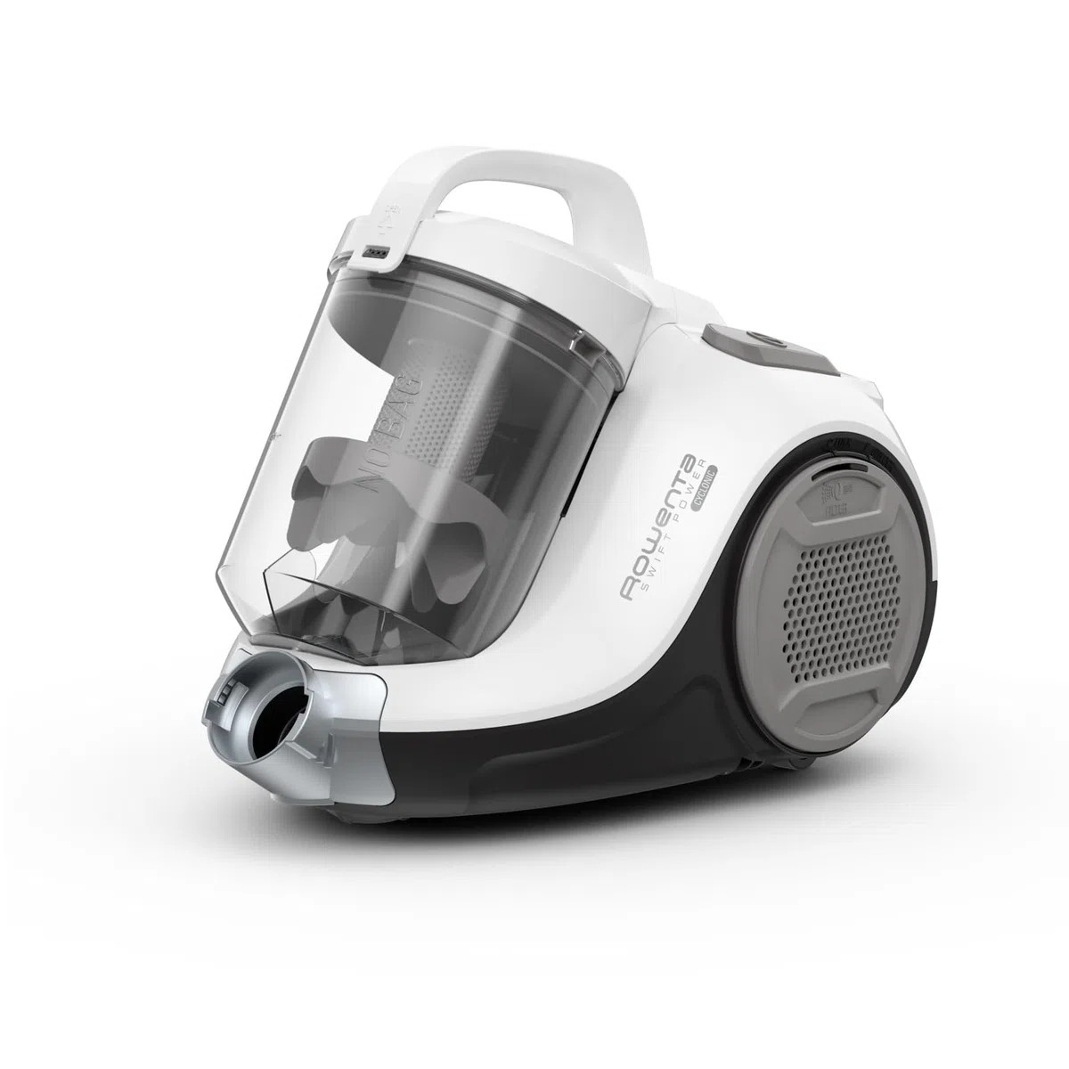 Rowenta Swift Power Cyclonic, Aspirapolvere a Traino Senza Sacco, Teconologia Ciclonica, Animal Kit, RO2957