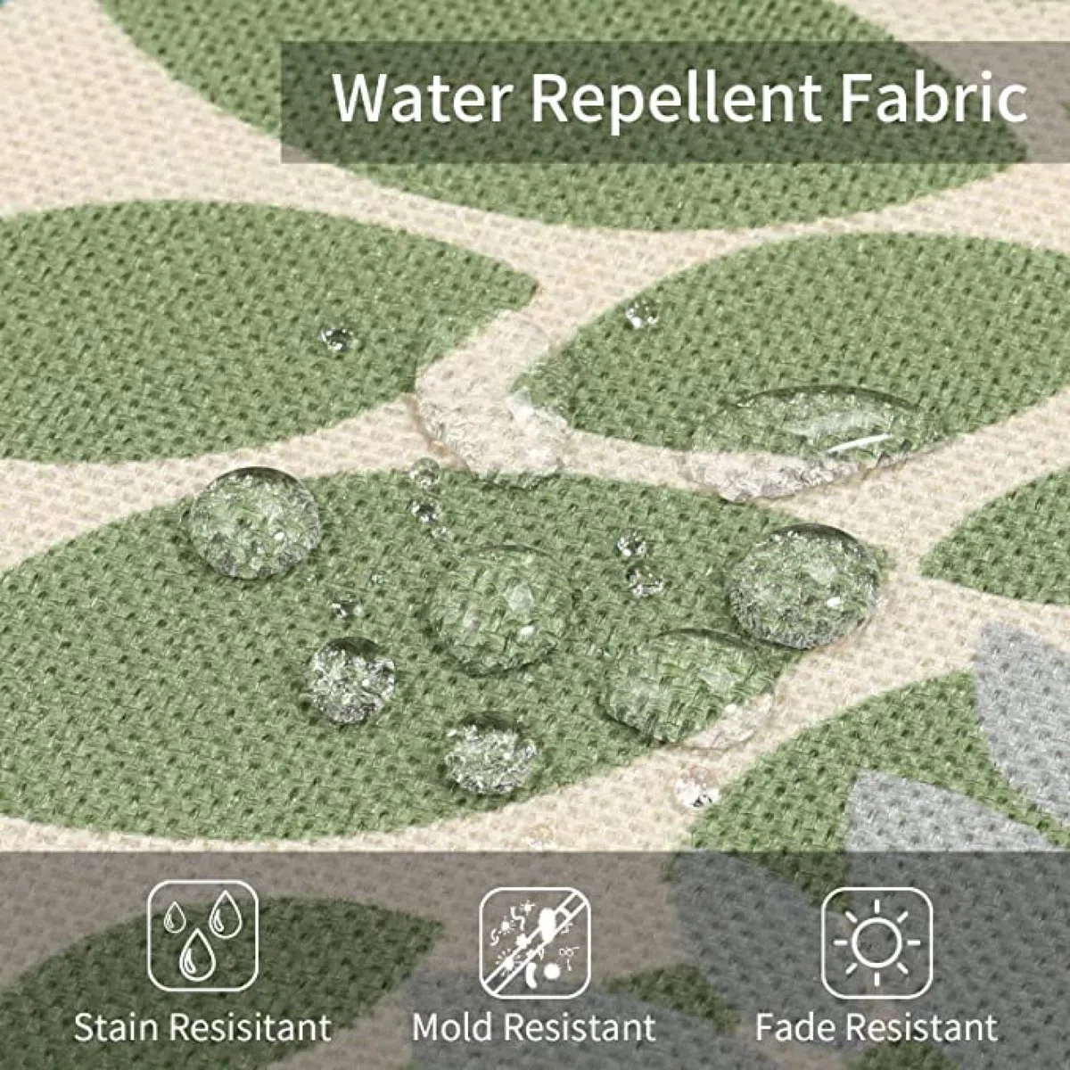 Federe per Cuscini Esterni Impermeabili Lino Copricuscini 65x65cm rosso verde Set di 4, Doppio lato Quadrata Traspirante Cuscini Natale con Zip invisibile, per Divano Giardino Decor Regali T-668