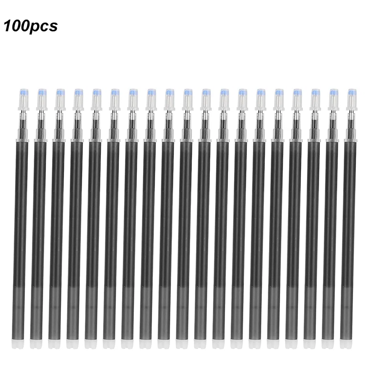 100pcs Penne cancellabili a caldo Ricarica Penne per marcatura di stoffa Penne cancellabili per marcatura di stoffa Penna a scomparsa automatica Quilting Sartoria(black)