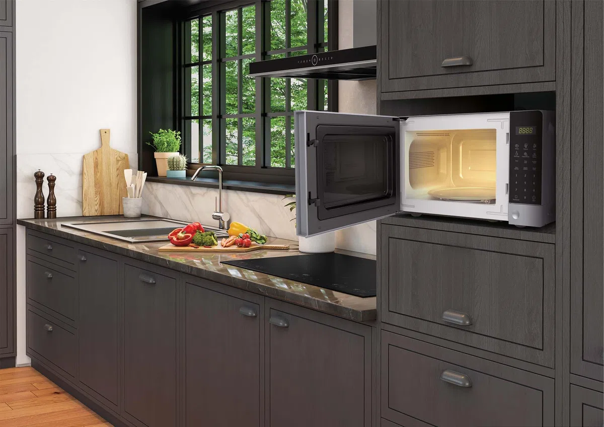 Beko MOC201103S - Forno a Microonde, Digitale, 20 L, 700 W, Argento, ‎45,2 x 32,5 x 26,2 cm