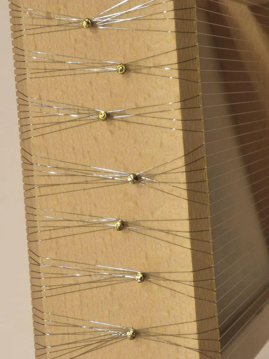 Chitarra in legno per Spaghetti alla chitarra e Tagliatelle con Mattarello e ricettario