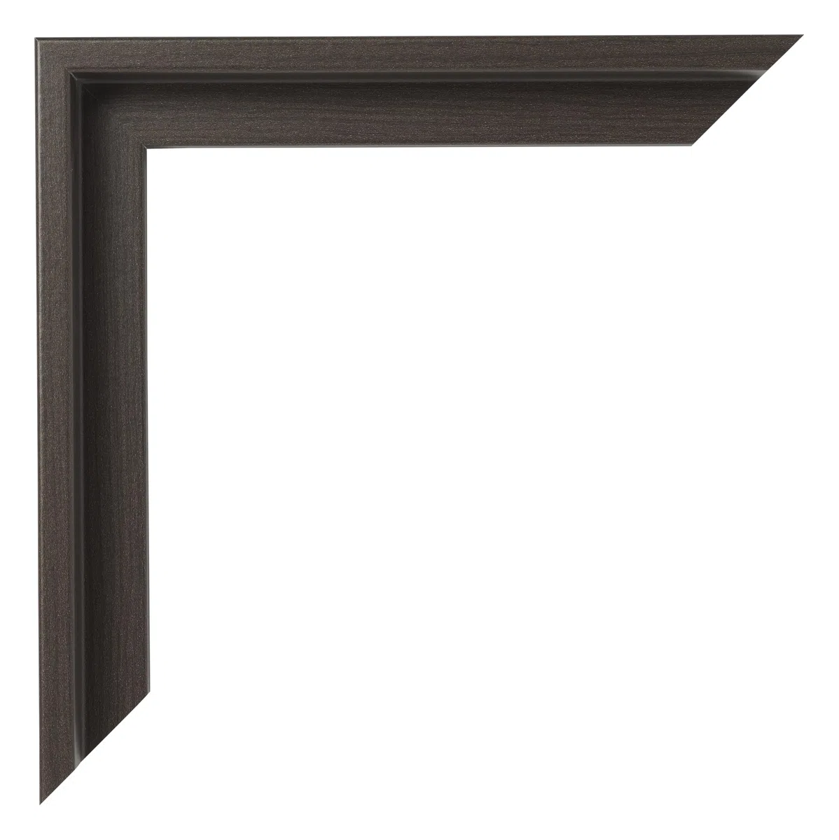 Cornice a cassetta per tela - Quercia Scura - Compatibile con telaio - MDF - Lausanne