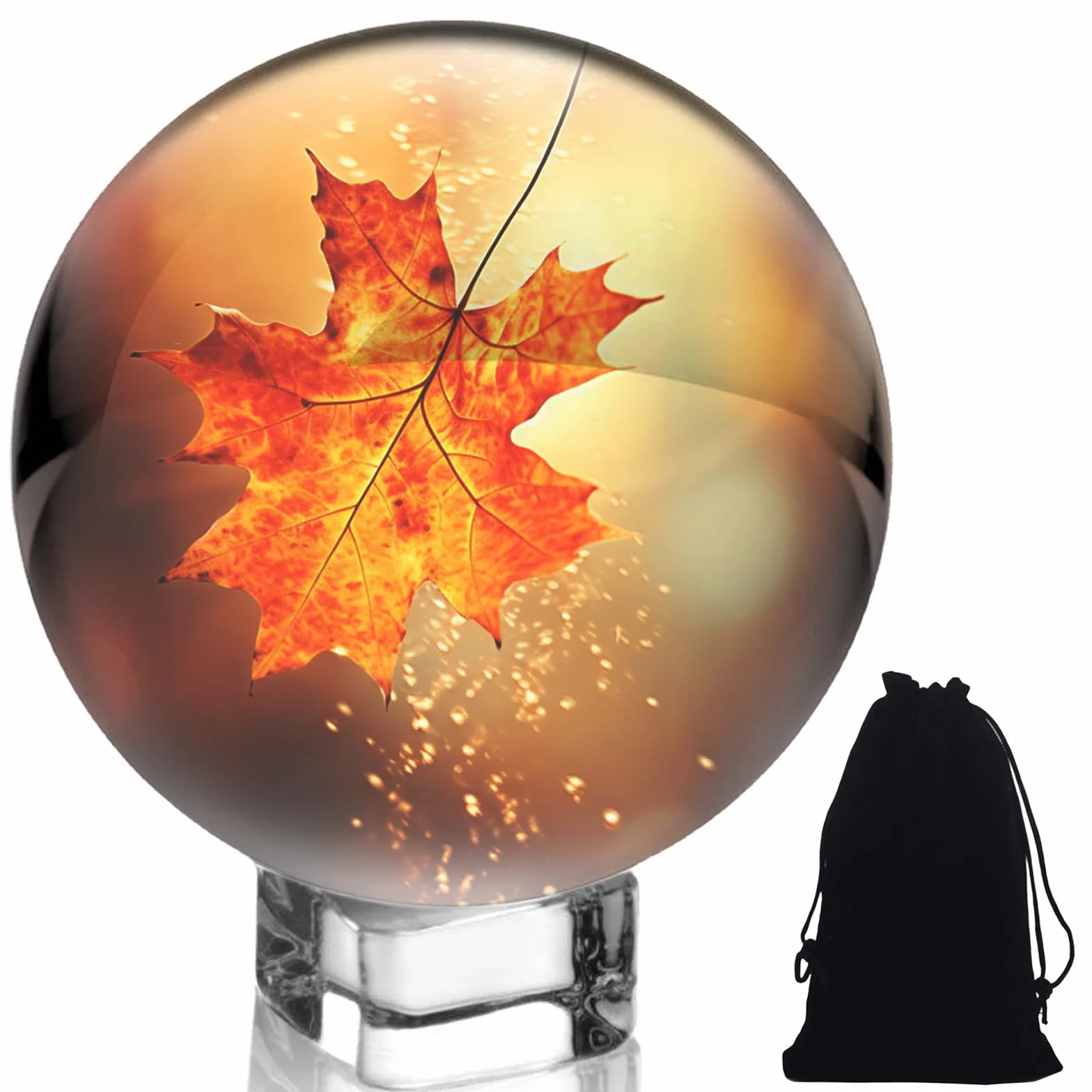Sfera di vetro per fotografia in vetro K9, sfera di cristallo, 100 mm, sfera di vetro trasparente, sfera di cristallo, decorazione per divinazione, regalo per fotografi amatoriali