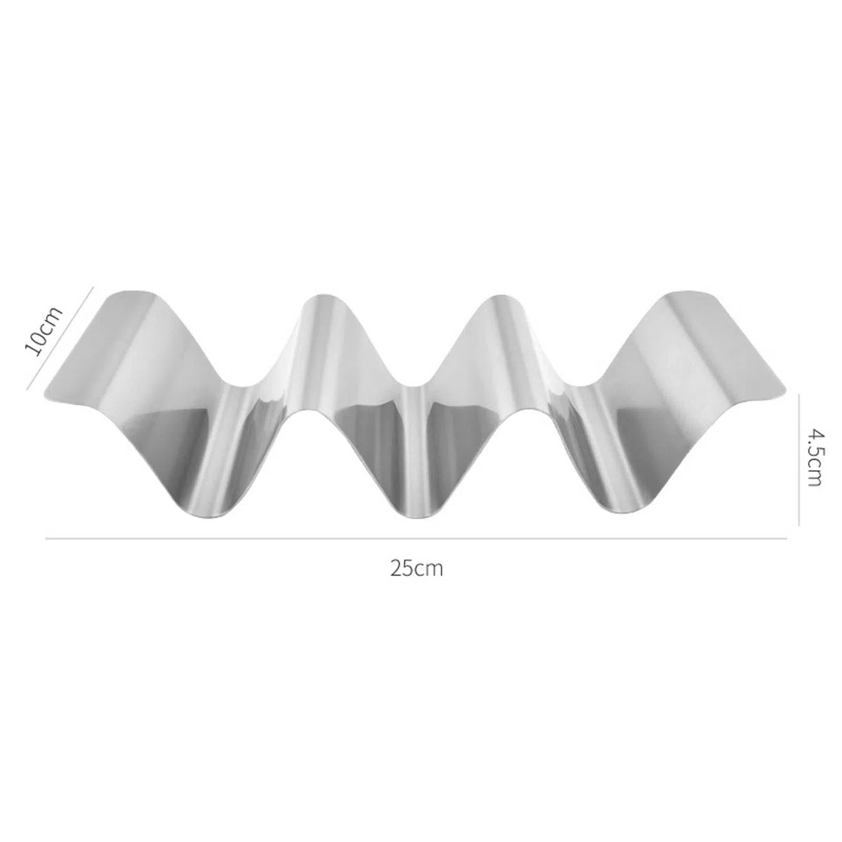 2 Pezzi Porta Taco, Supporto per Tacos in Acciaio Inossidabile con Manici, Taco Holder Vassoio Porta Tortilla Reversibile può Contenere 2 o 3, per Ristorante, Casa, Festa, Picnic (Forma a U)