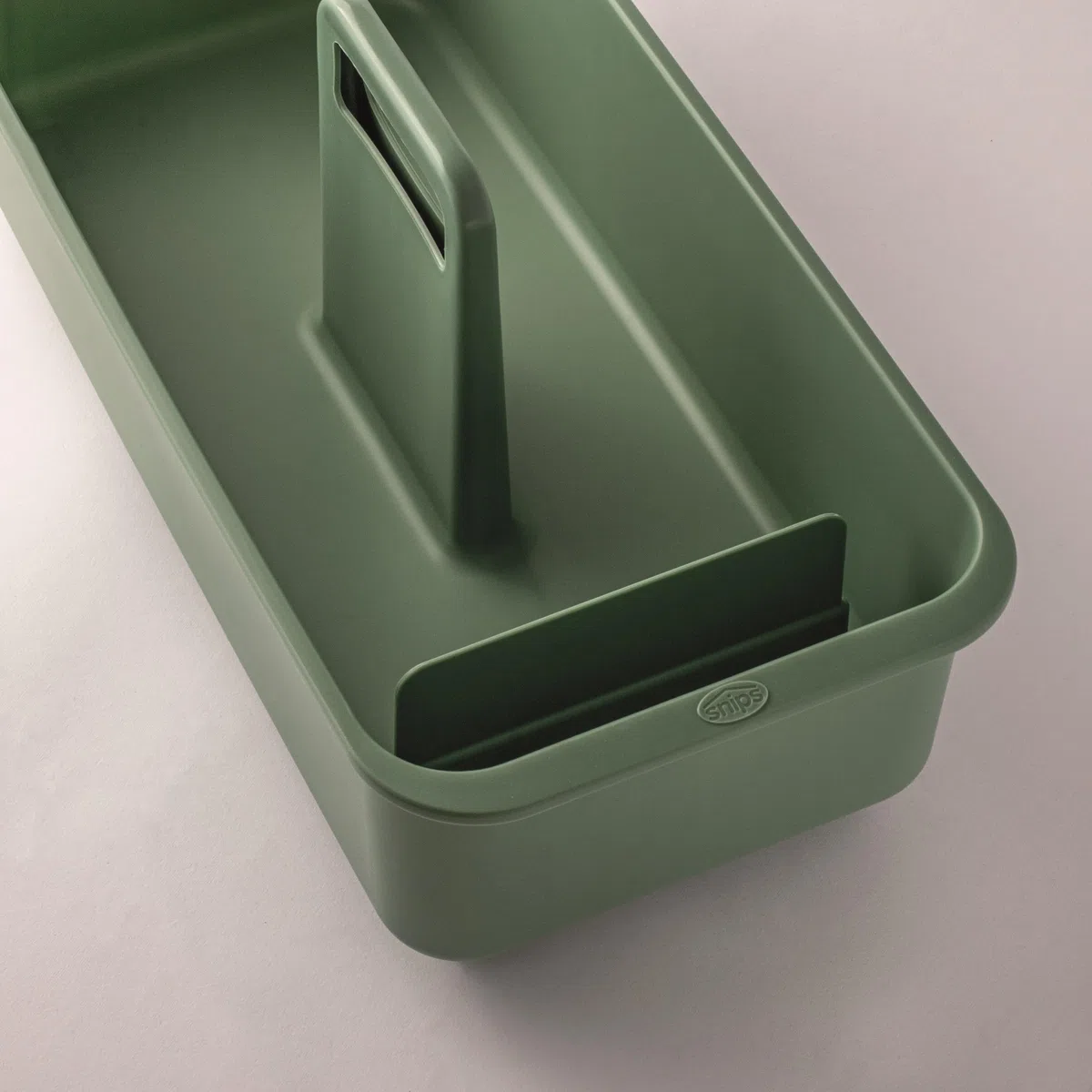 Snips Sottolavello Verde, Organizer Cucina, Porta Detersivi Salvaspazio, Cestello con Ruote e Maniglia, 45,3 x 20,8 x 17,5 cm, Made in Italy
