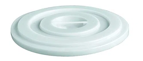Mobil Plastic - SOLO Coperchio in plastica per bidone idoneo al contatto con alimenti da 100 litri - bianco neutro