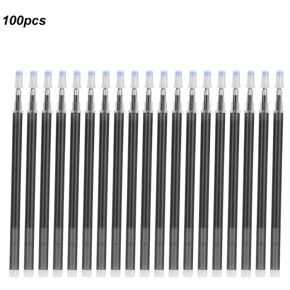 100pcs Penne cancellabili a caldo Ricarica Penne per marcatura di stoffa Penne cancellabili per marcatura di stoffa Penna a scomparsa automatica Quilting Sartoria(black)