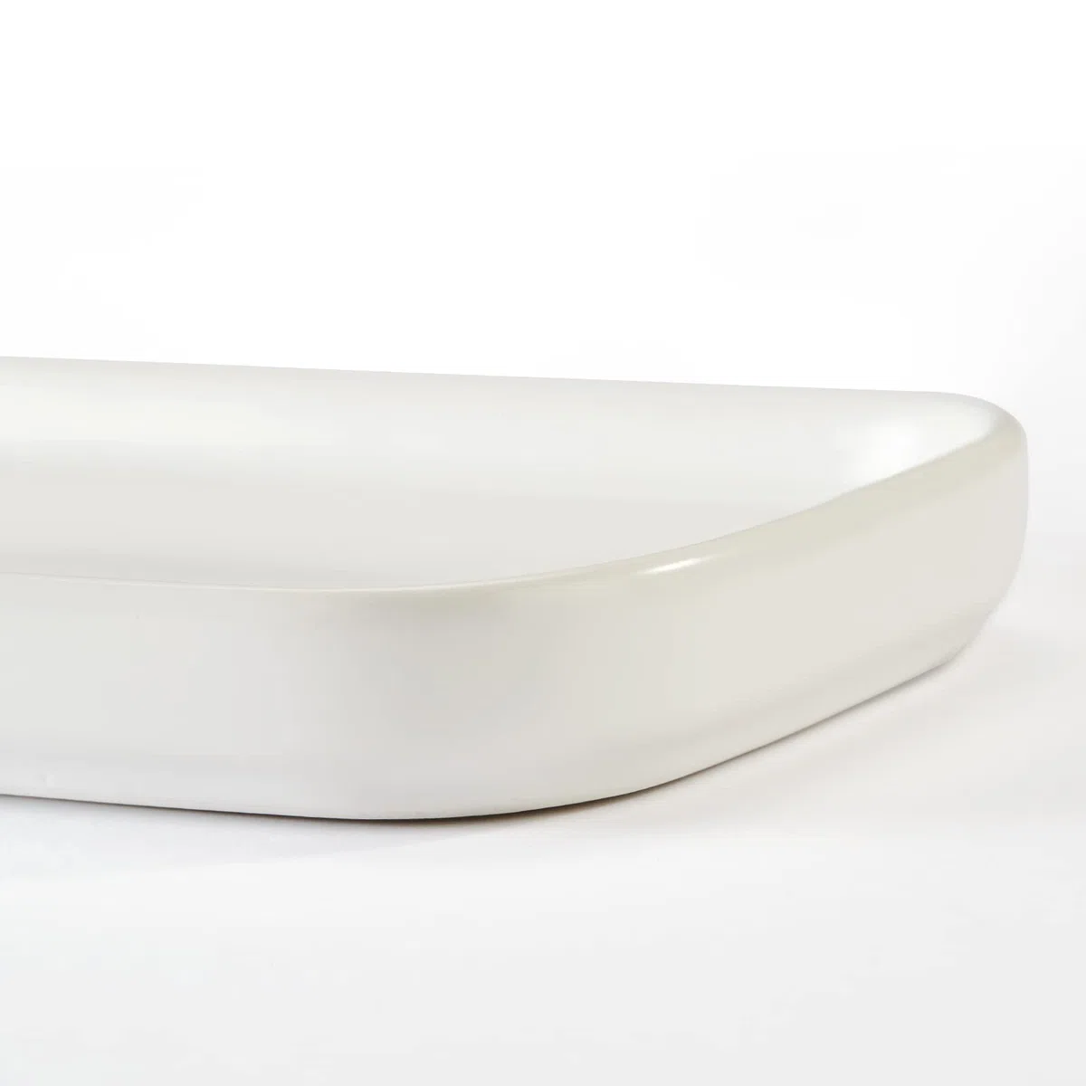 CosyCorner Vassoio da bagno in ceramica, bianco, 24,9 x 9,9 x 1,8 cm