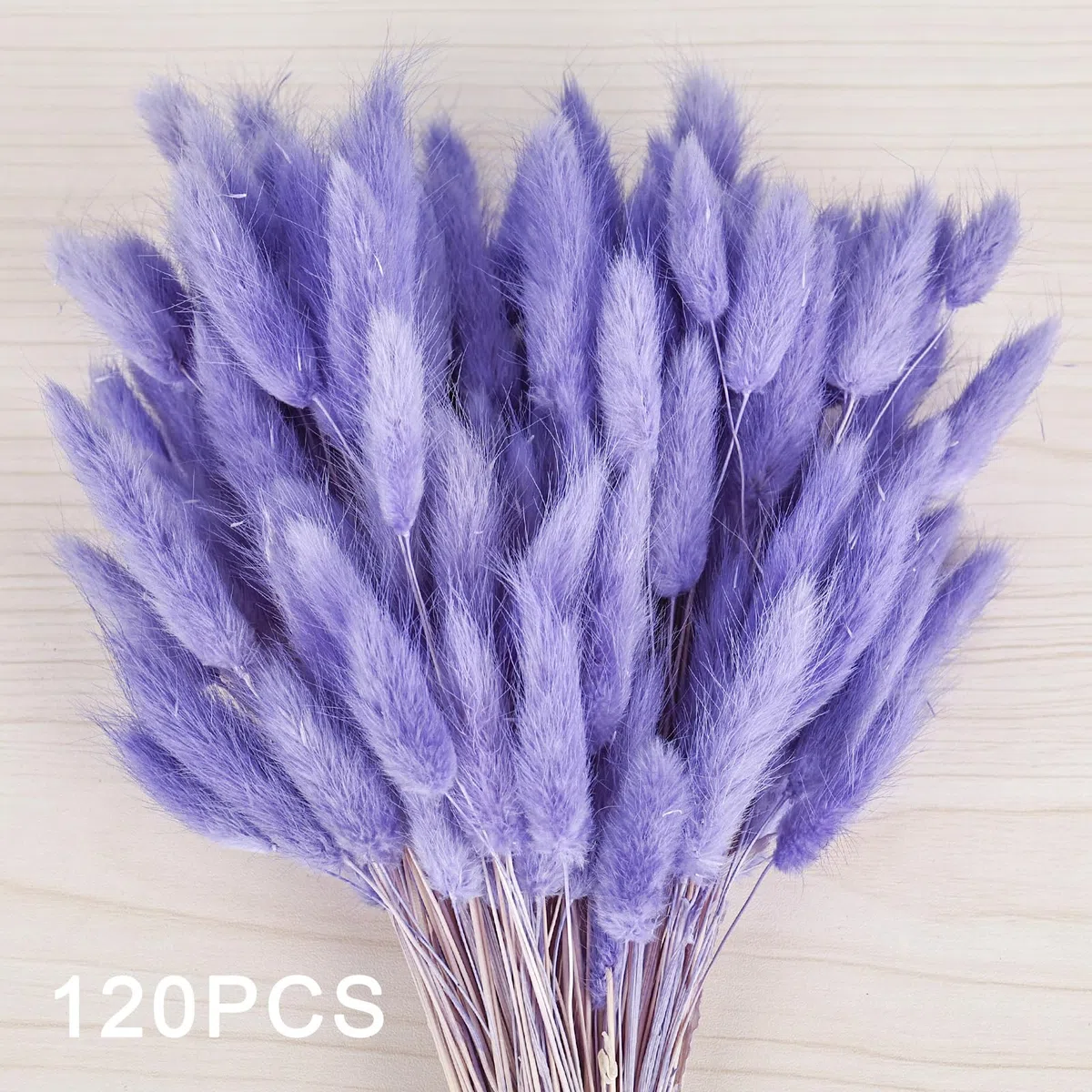 Pampas Decorative Fiori Secchi - 120 Pezzi Bouquet di Pampas Grass Essiccato 30CM Decorazione di Pampas Grass Naturale Fiori Secchi Decorativi per Vaso Matrimoni Feste Decorazioni Boho (Viola)