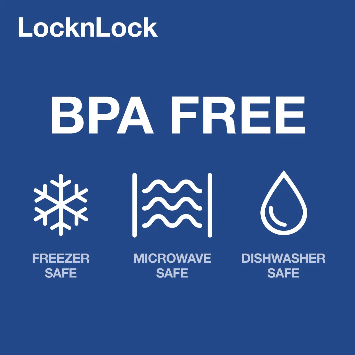 LocknLock HPL700 PP Carrello da cucina classico, 257 x 157 x 191 mm, 5 L, 100% ermetico, sistema di chiusura intelligente