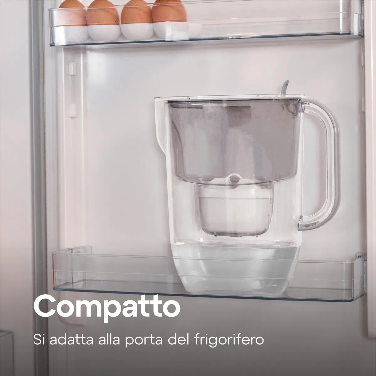 Aquaphor Fresh Caraffa Filtrante per Acqua con 1 Cartucce MAXFOR+ 200L - Grigio